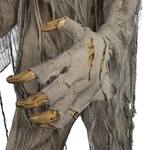 Massive 12 Foot Tall Light-Up Animatronic Skeletal Mummy Statue