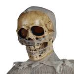 Massive 12 Foot Tall Light-Up Animatronic Skeletal Mummy Statue