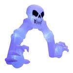 Massive 14-Ft Inflatable Skeleton Archway w/ Short Circuit Flickering