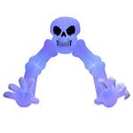Massive 14-Ft Inflatable Skeleton Archway w/ Short Circuit Flickering