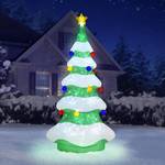 Massive 15 Foot Inflatable Christmas Tree w/ Light Show and Rotating Star
