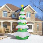 Massive 15 Foot Inflatable Christmas Tree w/ Light Show and Rotating Star