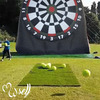 Massive 20 Foot Tall Inflatable Soccer Dartboard