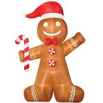 Massive 20- Ft Animated Inflatable Gingerbread Man Cookie