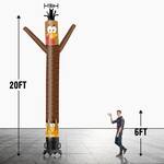 Massive 20-Ft Wacky Waving Inflatable Thanksgiving Turkey Tube Man