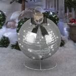 Massive 32-Inch Disco Ball Outdoor Christmas Ornament Yard Decoration
