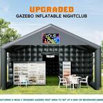 Massive 39-Ft Inflatable Nightclub Tent with Gazebo