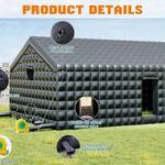 Massive 39-Ft Inflatable Nightclub Tent with Gazebo