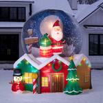 Massive 9-Ft Inflatable Snowing Snow Globe