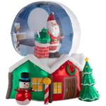 Massive 9-Ft Inflatable Snowing Snow Globe
