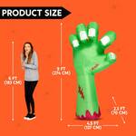 Massive 9-Ft Inflatable Zombie Arm