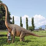 Massive Brachiosaurus Dinosaur Statue
