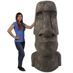 Massive Easter Island Moai Head Statue - Stands 6-Ft Tall!
