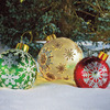 Massive Fiber-Optic LED Outdoor Christmas Ornaments