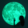 Massive Glow-in-the-Dark Full Moon Wall Sticker