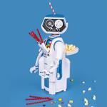 Massive H.E.R.B.I.E Robot - Popcorn Bucket with Snack and Drink Holder