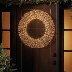 Massive Illuminated Christmas Wreath - 8,000 LEDS!
