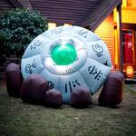 Massive Inflatable Crashed Flying Saucer