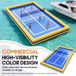 Massive Inflatable Floating Pickleball / Volleyball / Tennis Court