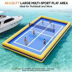 Massive Inflatable Floating Pickleball / Volleyball / Tennis Court