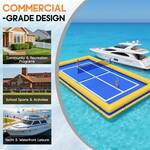 Massive Inflatable Floating Pickleball / Volleyball / Tennis Court
