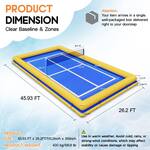 Massive Inflatable Floating Pickleball / Volleyball / Tennis Court