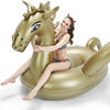 Massive Inflatable Golden Dragon Pool Float