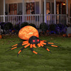 Massive Inflatable Orange Fire and Ice Projection Spider