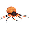 Massive Inflatable Orange Fire and Ice Projection Spider
