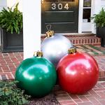 Massive Inflatable Outdoor Ornaments - 24 Inches!