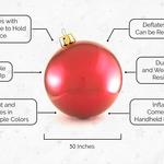 Massive Inflatable Outdoor Ornaments - 24 Inches!