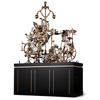 Massive Mechanical Corkscrew and Wine-Pouring Machine