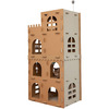 Massive Medieval Cardboard Cat Castle / Scratcher