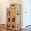 Massive Medieval Cardboard Cat Castle / Scratcher