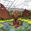 Massive Metal Dragon Sculpture