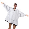 Massive Oversized Sherpa Hoodie Sweatshirt Blanket