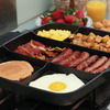 MasterPan - 5-in-1 Multi-Sectioned Nonstick Skillet