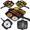 MasterPan - 5-in-1 Multi-Sectioned Nonstick Skillet