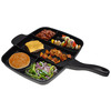 MasterPan - 5-in-1 Multi-Sectioned Nonstick Skillet