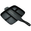 MasterPan - 5-in-1 Multi-Sectioned Nonstick Skillet