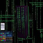 The Matrix Green Code Lamp