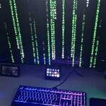 The Matrix Green Code Lamp