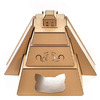 Mayan Pyramid Cardboard Cat House