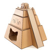 Mayan Pyramid Cardboard Cat House