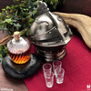 Medieval Knight Helmet Decanter Set