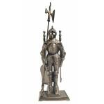 Medieval Knight Suit of Armor Fireplace Tool Set