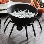 Metal Black Spider Candy Bowl