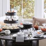 Metal Black Spider Candy Bowl