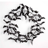 Metal Halloween Wreath Of Bats