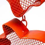 Metal Mesh Colorful Autumn Leaves Hanging Bird Feeder